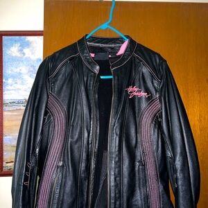 2 piece Harley Davidson Leather jacket set